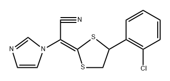 [4-(2-Chloro-phenyl)-1,3-dithiolan-2-ylidene]-2-imidazol-1-yl-acetonitrile(101530-10-3)